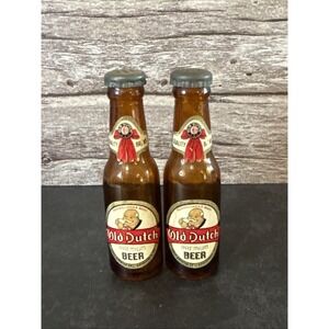 Old Dutch Beer Salt and Pepper Shakers